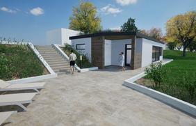 Im Schinkelbad entsteht in den kommenden Monaten eine neue Textilsauna im Außenbereich. 