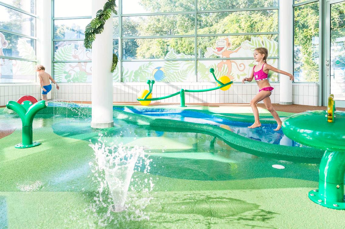 Die Familienwasserspielfläche „Dschungel-Oase“ 