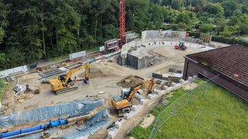 Baustelle Hochbehälter Schinkelberg © Clausing