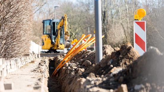 Spatenstich zum Glasfaserausbau in Osnabrück