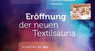 Eröffnung Textilsauna
