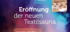 Eröffnung Textilsauna