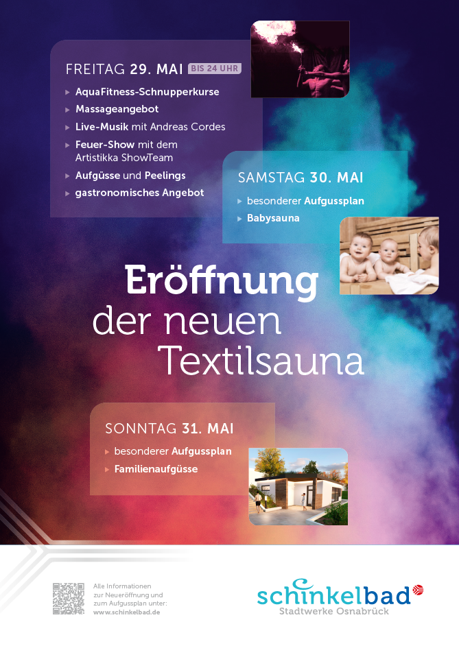 Eröffnung Textilsauna
