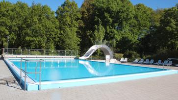 Der Kinder-Nichtschwimmerbereich im Außenbereich der Erlebniswelt