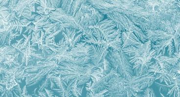 Bei Kälte bilden sich Eiskristalle