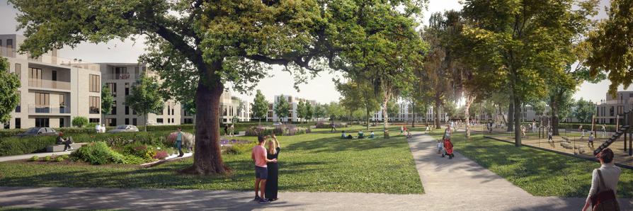 Wohnen an der grünen Mitte im Landwehrviertel in Osnabrück