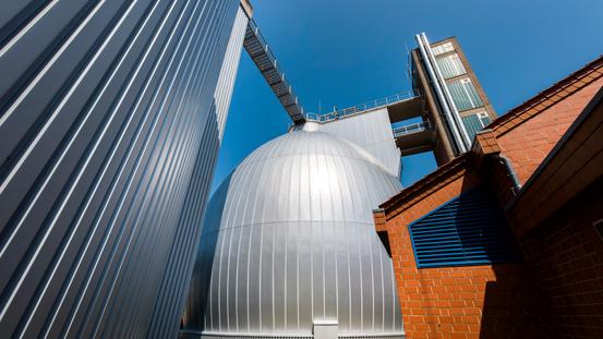 Faulturm auf dem Gelände des Klärwerks Eversburg