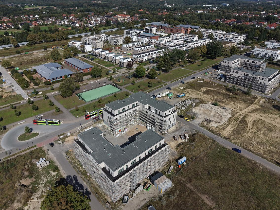 Aktuelles Luftbild Landwehrviertel