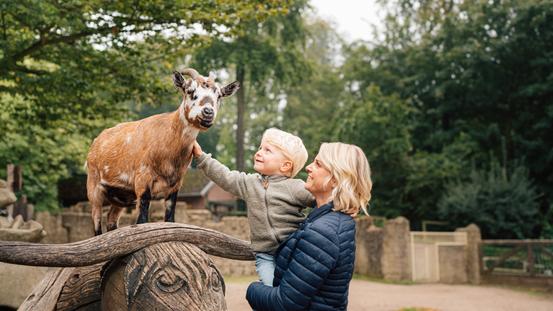 Mutter und Sohn im Zoo Osnabrück
