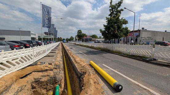 Baustelle Pagenstecherstraße