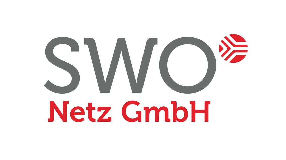 Logo der SWO Netz GmbH mit Weißraum