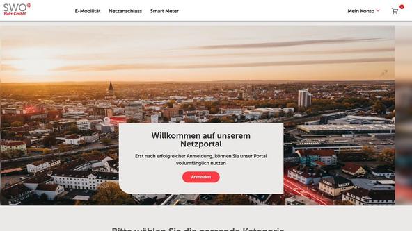 Netzportal der SWO Netz