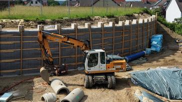 Baustelle Hochbehälter Schinkelberg © Clausing