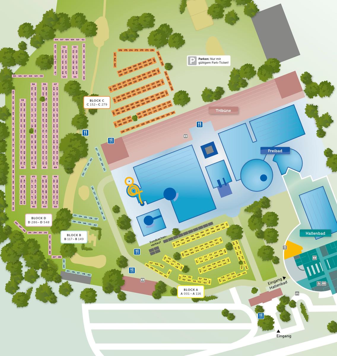 Standplan Flohmarkt