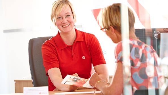 Beratung im Servicezentrum der Stadtwerke