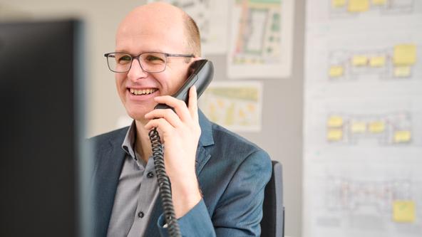 Ansprechpartner der WiO am Telefon