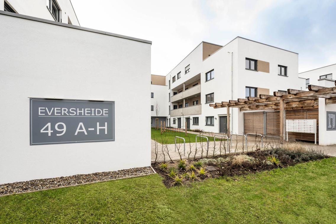 Wohnhöfe Eversheide nach Fertigstellung 2023