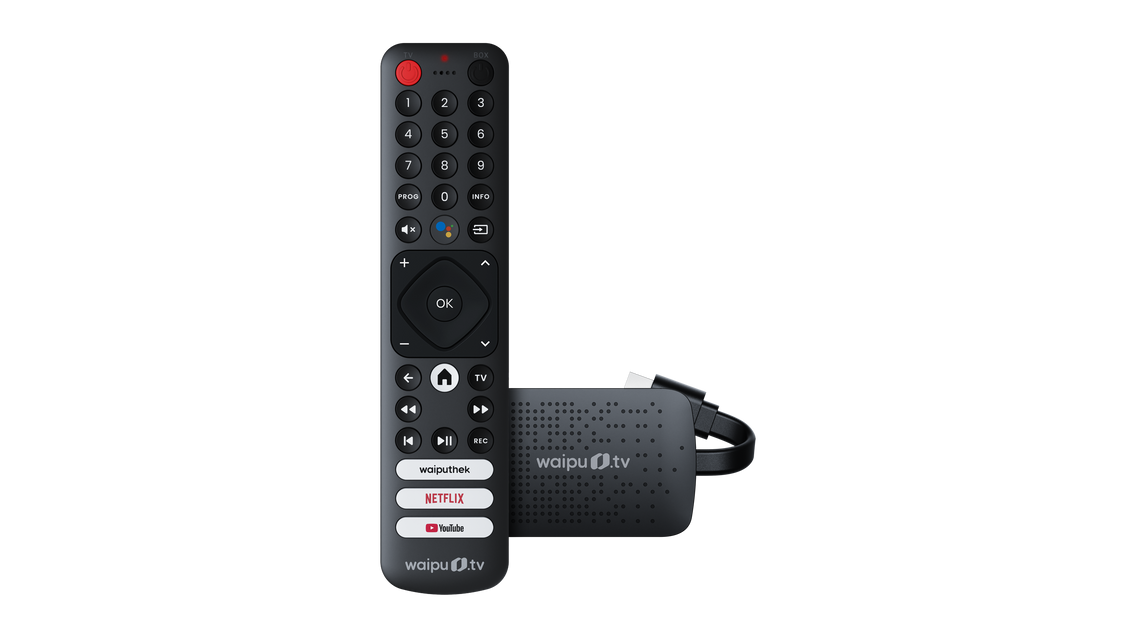 waipu.tv 4K Stick mit Fernbedienung