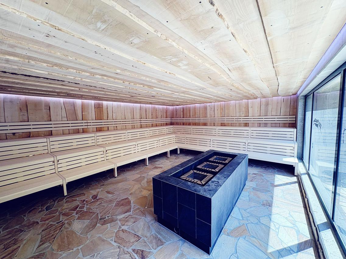 Neue Textilsauna